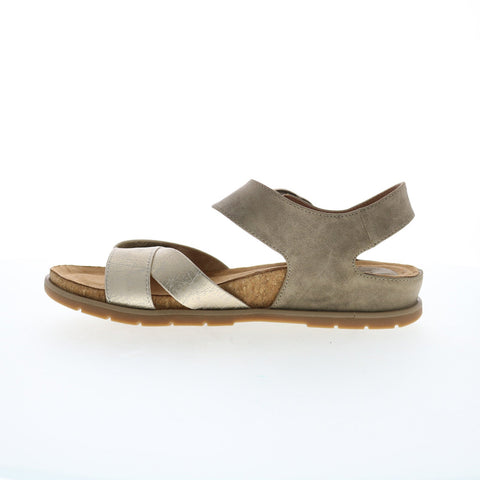 Eurosoft Galiana ES0036394 Womens Brown Leather Strap Strap Sandals Shoes