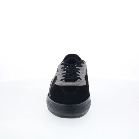 Lakai Essex Mens Black Suede Lace Up Skate Inspired Sneakers Shoes