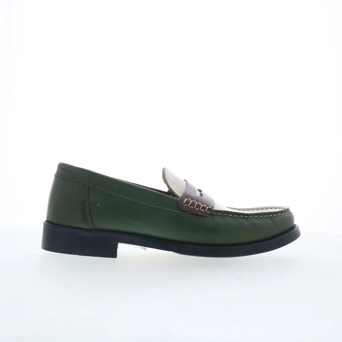 Greats Essex Penny Loafer Mens Green Loafers & Slip Ons Penny Shoes