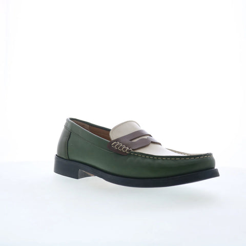 Greats Essex Penny Loafer Mens Green Loafers & Slip Ons Penny Shoes