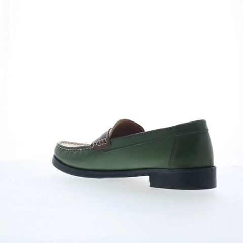 Greats Essex Penny Loafer Mens Green Loafers & Slip Ons Penny Shoes