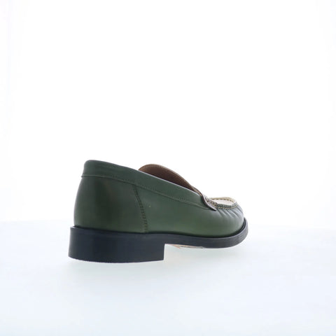 Greats Essex Penny Loafer Mens Green Loafers & Slip Ons Penny Shoes