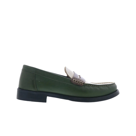 Greats Essex Penny Loafer Mens Green Loafers & Slip Ons Penny Shoes