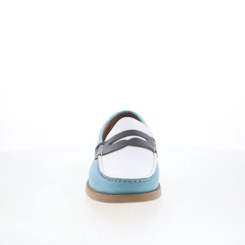 Greats Essex Penny Loafer Mens Blue Loafers & Slip Ons Penny Shoes