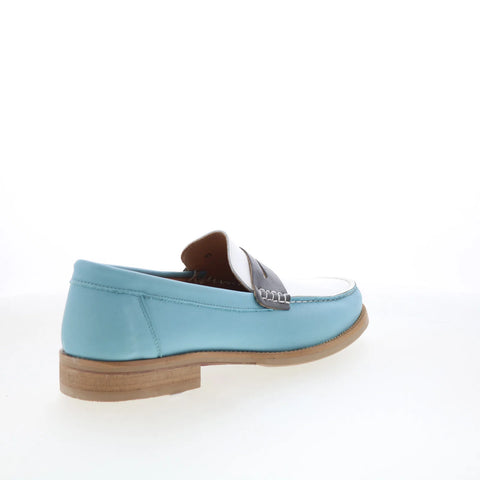 Greats Essex Penny Loafer Mens Blue Loafers & Slip Ons Penny Shoes
