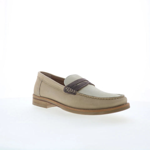 Greats Essex Penny Loafer Mens Beige Loafers & Slip Ons Penny Shoes