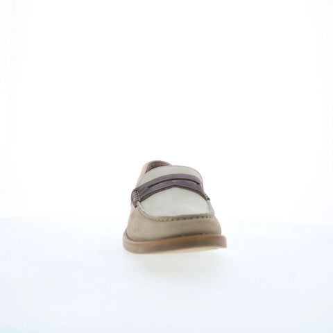 Greats Essex Penny Loafer Mens Beige Loafers & Slip Ons Penny Shoes