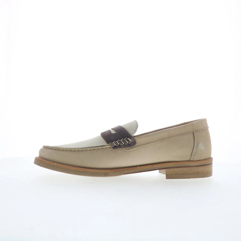 Greats Essex Penny Loafer Mens Beige Loafers & Slip Ons Penny Shoes