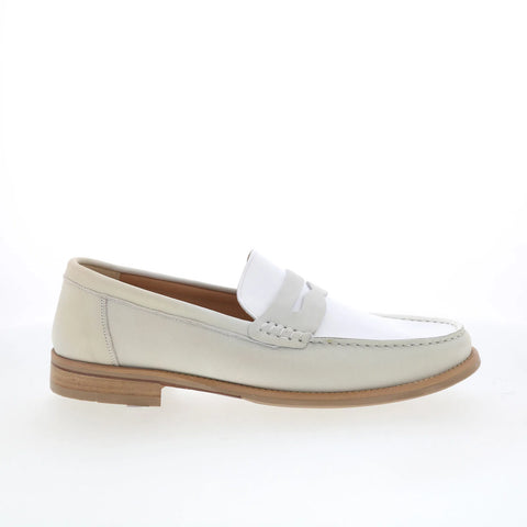 Greats Essex Penny Loafer Mens Beige Loafers & Slip Ons Penny Shoes
