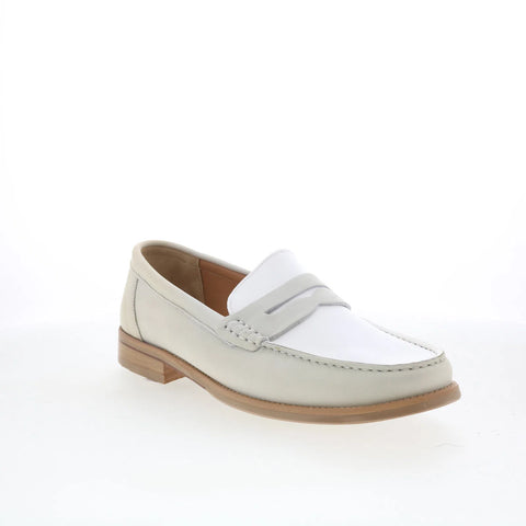 Greats Essex Penny Loafer Mens Beige Loafers & Slip Ons Penny Shoes