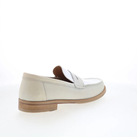 Greats Essex Penny Loafer Mens Beige Loafers & Slip Ons Penny Shoes