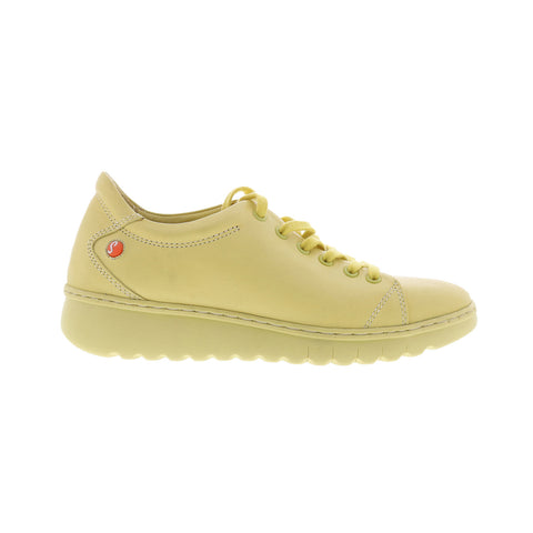 Softinos Essy ESSY672SOF-005 Womens Yellow Leather Lifestyle Sneakers Shoes