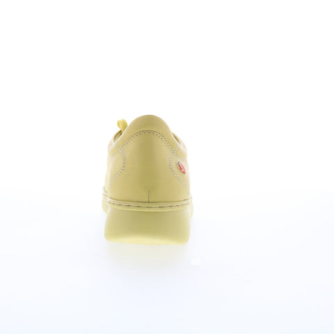 Softinos Essy ESSY672SOF-005 Womens Yellow Leather Lifestyle Sneakers Shoes