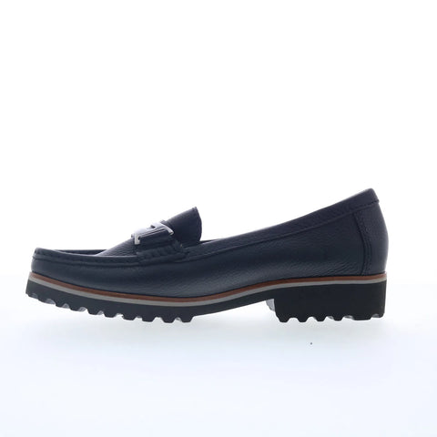 Hush Puppies Estrela H509339 Womens Black Loafers & Slip Ons Penny Shoes
