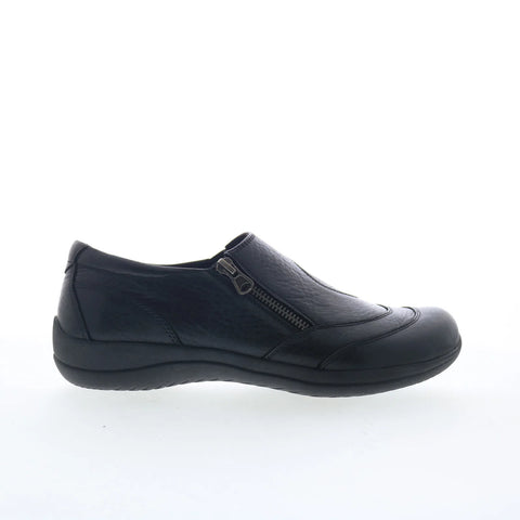 Earth Farraday FARRADAY Womens Black Wide Loafers & Slip Ons Casual Shoes
