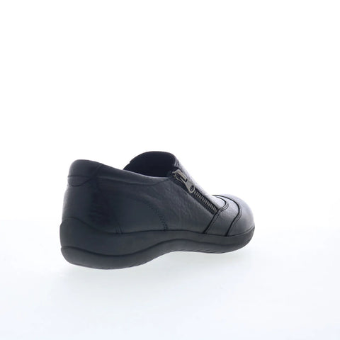 Earth Farraday FARRADAY Womens Black Wide Loafers & Slip Ons Casual Shoes