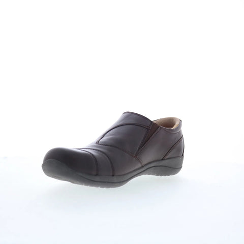 Earth Farraday FARRADAY Womens Brown Leather Loafers & Slip Ons Casual Shoes