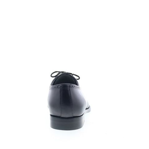Studio Belvedere Etore Mens Black Oxfords & Lace Ups Wingtip & Brogue Shoes
