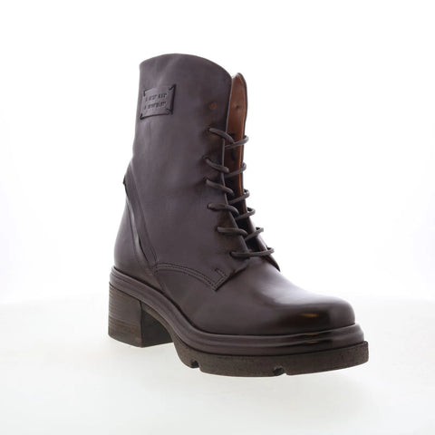 A.S. 98 Eugene Womens Brown Leather Zipper Casual Dress Boots