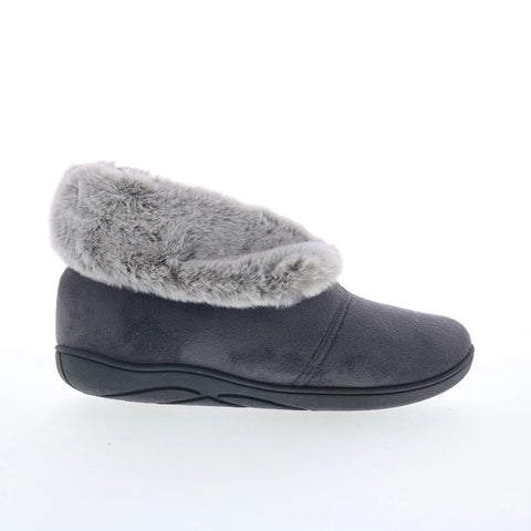 Ciabatta Eve EVE Mens Gray Wide Suede Slip On Loafer Slippers Shoes