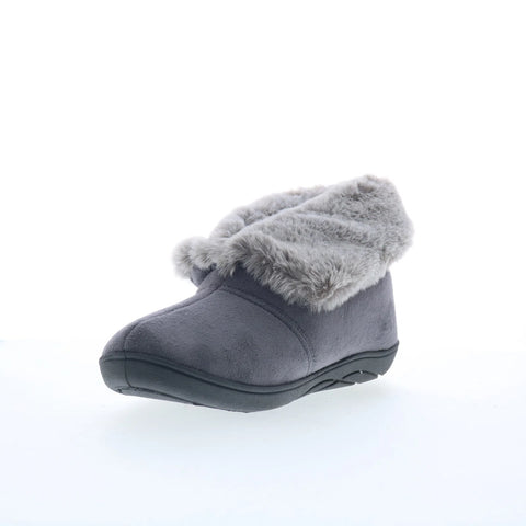 Ciabatta Eve EVE Mens Gray Wide Suede Slip On Loafer Slippers Shoes
