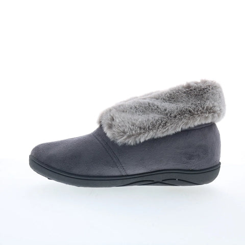 Ciabatta Eve EVE Mens Gray Wide Suede Slip On Loafer Slippers Shoes