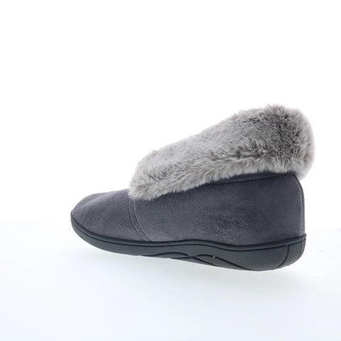 Ciabatta Eve EVE Mens Gray Wide Suede Slip On Loafer Slippers Shoes