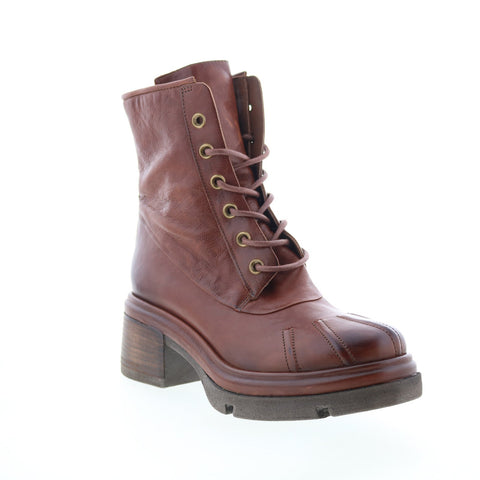 A.S. 98 Everett Womens Brown Leather Lace Up Casual Dress Boots