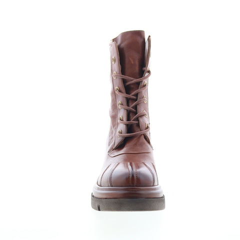 A.S. 98 Everett Womens Brown Leather Lace Up Casual Dress Boots
