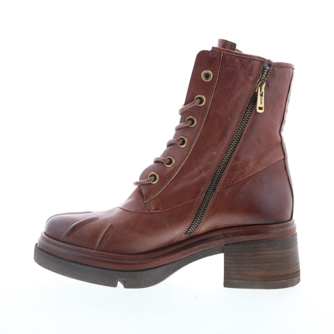 A.S. 98 Everett Womens Brown Leather Lace Up Casual Dress Boots