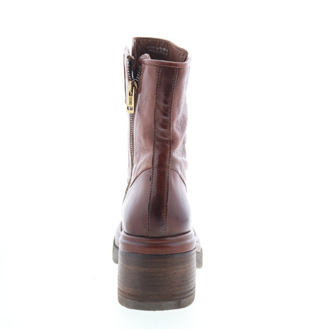A.S. 98 Everett Womens Brown Leather Lace Up Casual Dress Boots