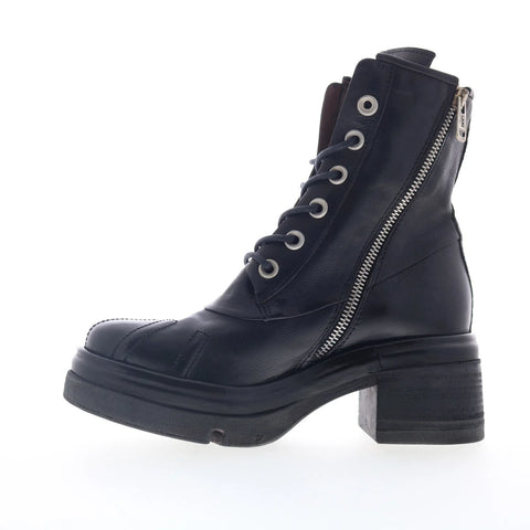 A.S. 98 Evertt A09206-201-6002 Womens Black Leather Ankle & Booties Boots