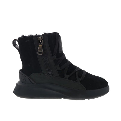 Pajar Exo Light 58744 Womens Black Suede Zipper Ankle & Booties Boots