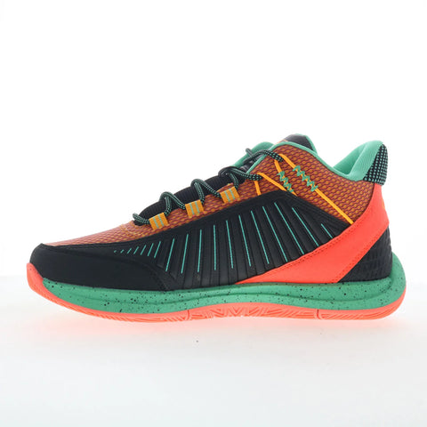 AND1 Explosive T AD90190MBOF Mens Black Synthetic Athletic Basketball Shoes