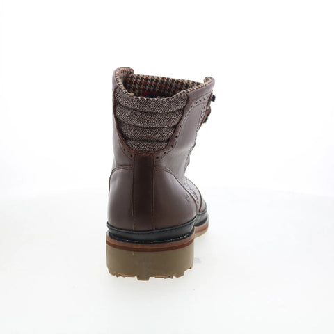 Pajar Evan 51675 Mens Brown Leather Lace Up Casual Dress Boots