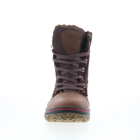 Pajar Troup 74445 Mens Brown Leather Lace Up Casual Dress Boots