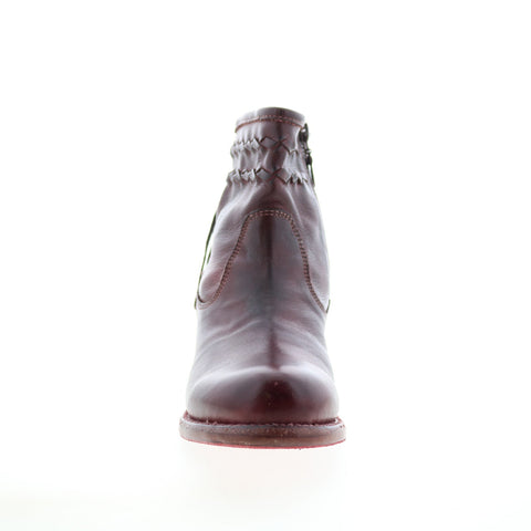 Bed Stu Craven F311010 Womens Brown Leather Slip On Ankle & Booties Boots
