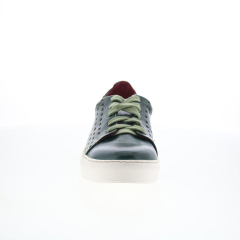 Bed Stu Lyne F319010 Womens Green Leather Lace Up Lifestyle Sneakers Shoes