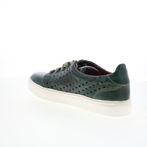 Bed Stu Lyne F319010 Womens Green Leather Lace Up Lifestyle Sneakers Shoes