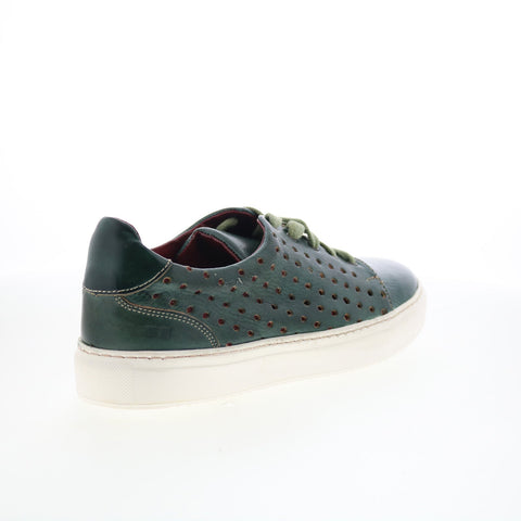 Bed Stu Lyne F319010 Womens Green Leather Lace Up Lifestyle Sneakers Shoes