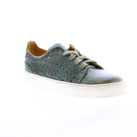 Bed Stu Lyne F319010 Womens Green Leather Lace Up Lifestyle Sneakers Shoes