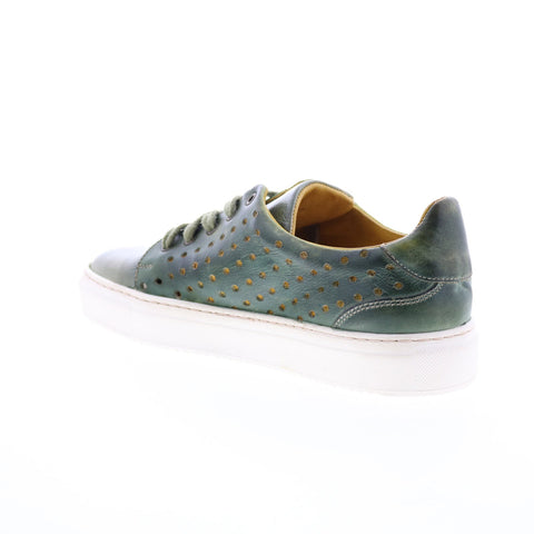 Bed Stu Lyne F319010 Womens Green Leather Lace Up Lifestyle Sneakers Shoes