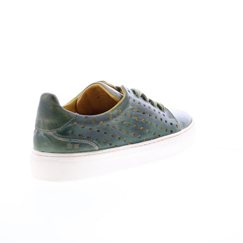 Bed Stu Lyne F319010 Womens Green Leather Lace Up Lifestyle Sneakers Shoes