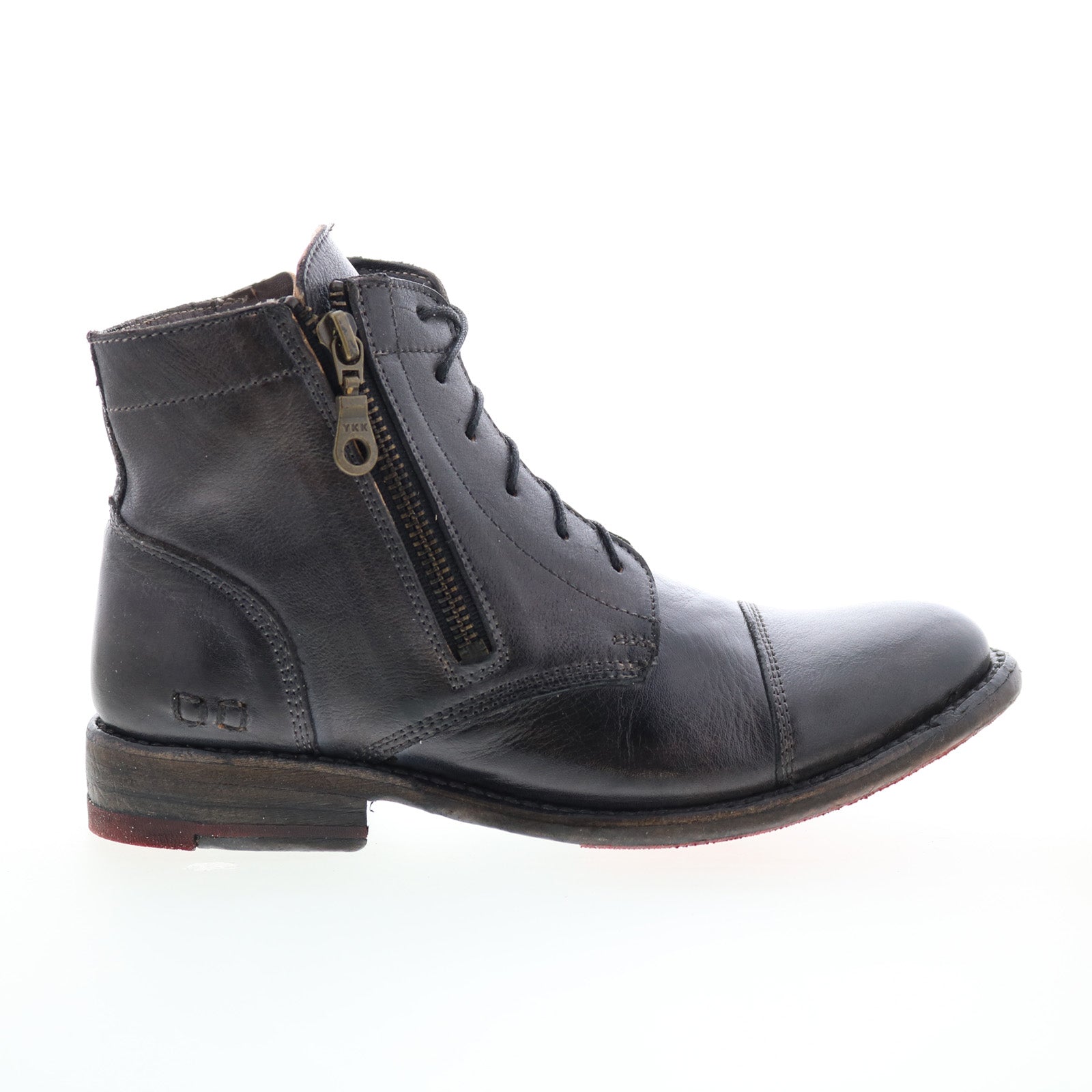 Bed Stu Bonnie F321012 Womens Black Leather Zipper Ankle 