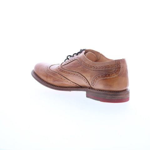 Bed Stu Lita F321102 Womens Brown Leather Lace Up Oxford Flats Shoes