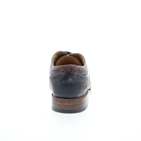 Bed Stu Lita F321102 Womens Brown Leather Lace Up Oxford Flats Shoes