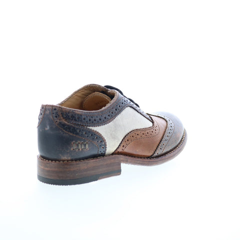 Bed Stu Lita F321102 Womens Brown Leather Lace Up Oxford Flats Shoes