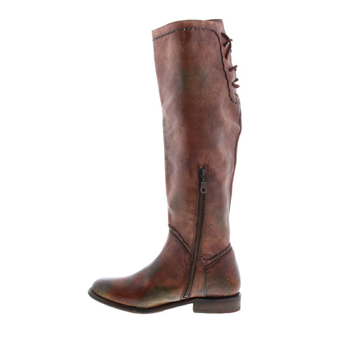 Bed Stu Manchester S F321138 Womens Brown Leather Zipper Knee High Boots