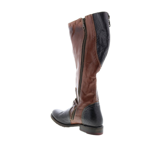 Bed Stu Glaye S F321139 Womens Black Leather Zipper Knee High Boots