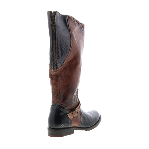Bed Stu Glaye S F321139 Womens Black Leather Zipper Knee High Boots